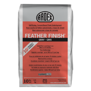Ardex Feather Finish Underlayment 10lb Gray Patching Compunds,