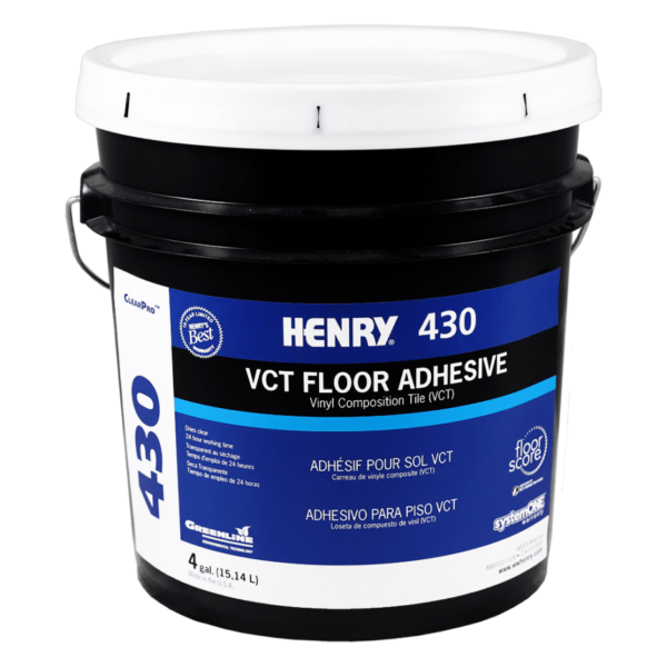 Henry 430 ClearPro VCT Floor Adhesive 4gal Flooring Adhesives,