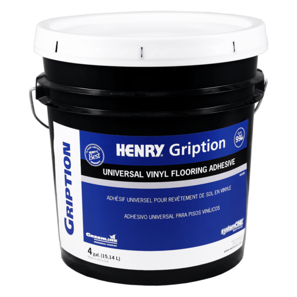 Henry Gription Universal Flooring Adhesive 4gal Flooring Adhesives,