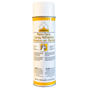 Aramsco ChemSafe, Ram-Tack Spray Adhesive, 12 Oz Aerosol Can Adhesives,