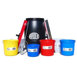 Ardex T-10 Black Mixing Barrel with Lid Accessories,