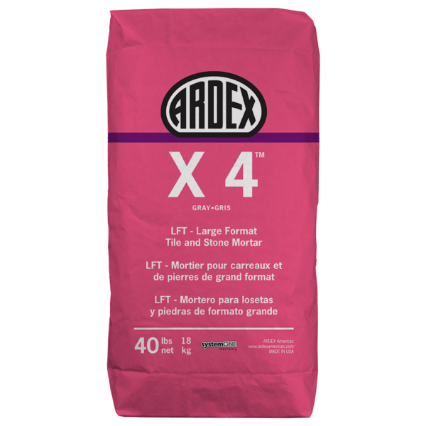 Ardex X4 LFT  Large Format Tile and Stone Mortar White 40lb Mortars,