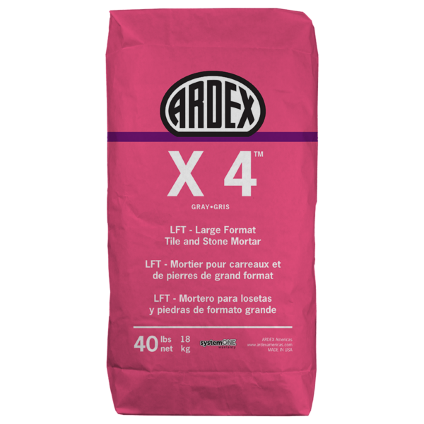 Ardex X4 LFT  Large Format Tile and Stone Mortar White 40lb Mortars,