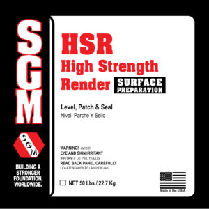 SGM High Strenght Render 50lb Mortars,