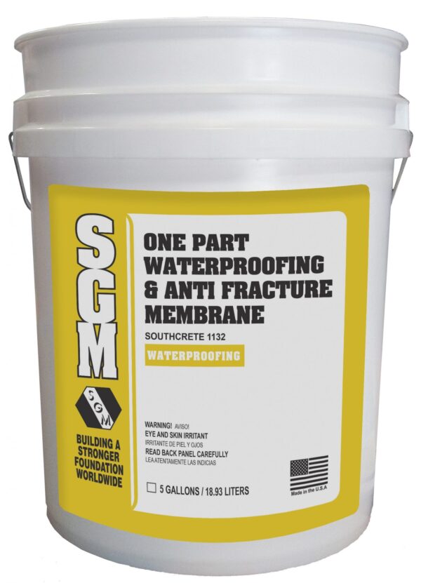 SMG Southcrete 1132 One-Part Liquid Waterproofing and Anti-Fracture Membrane 1gal Waterproofing Systems,
