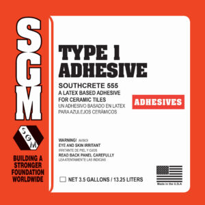 SGM Southcrete 555 Type 1 Adhesive 3.5Gal Adhesive,