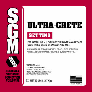 SGM Ultra-Crete Multi-Purpose Thin-Set Mortar 50 lb Mortars,