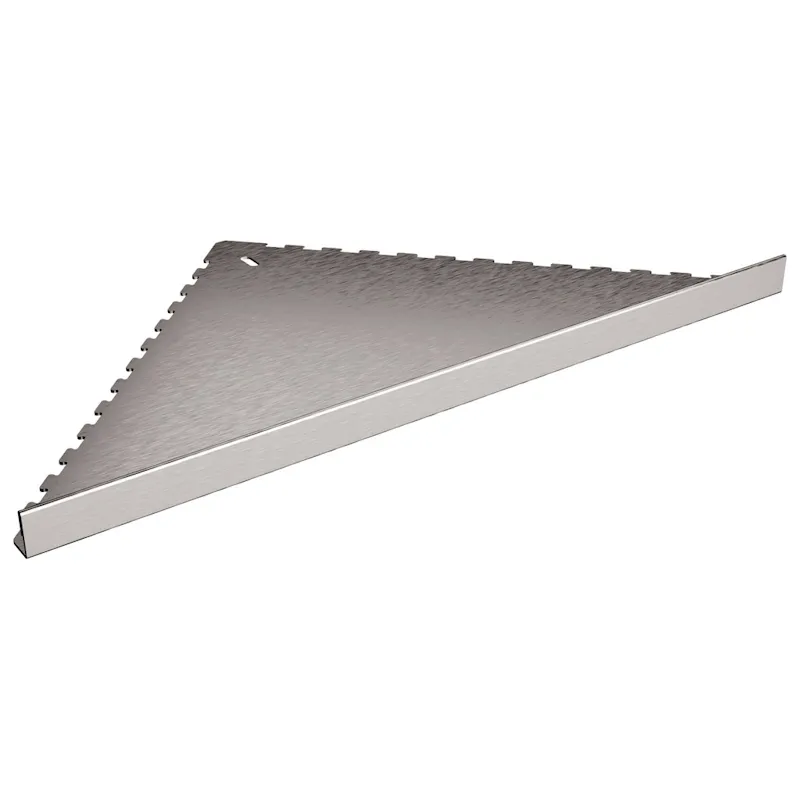 GRUEN GREKA CORNER SHELF 15-3/4IN BRUSHED